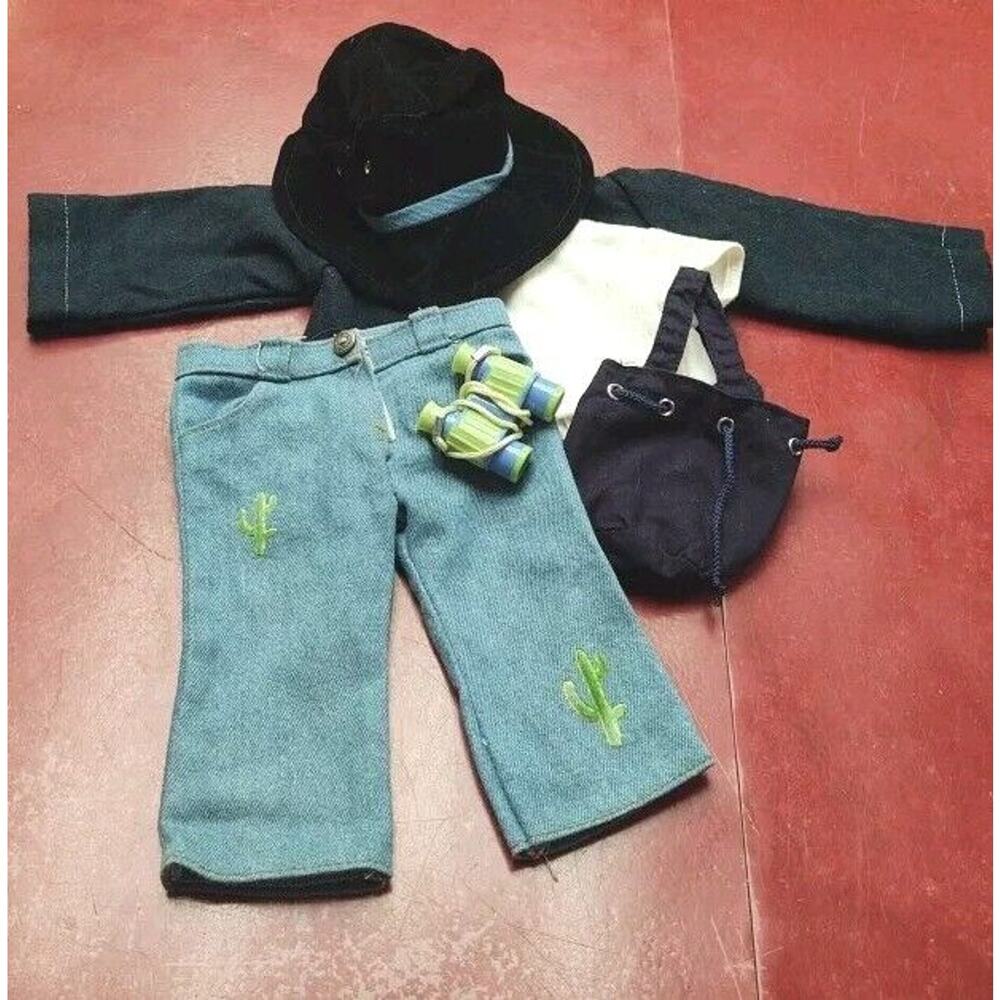 6 PC set Battat Doll Clothes 18" Doll Adventure